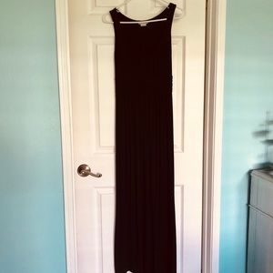 Black maxi dress